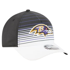 Baltimore Ravens New Era Adventure Gradient 9FORTY M-Crown A-Frame Adjustable Hat White/Black - NFL