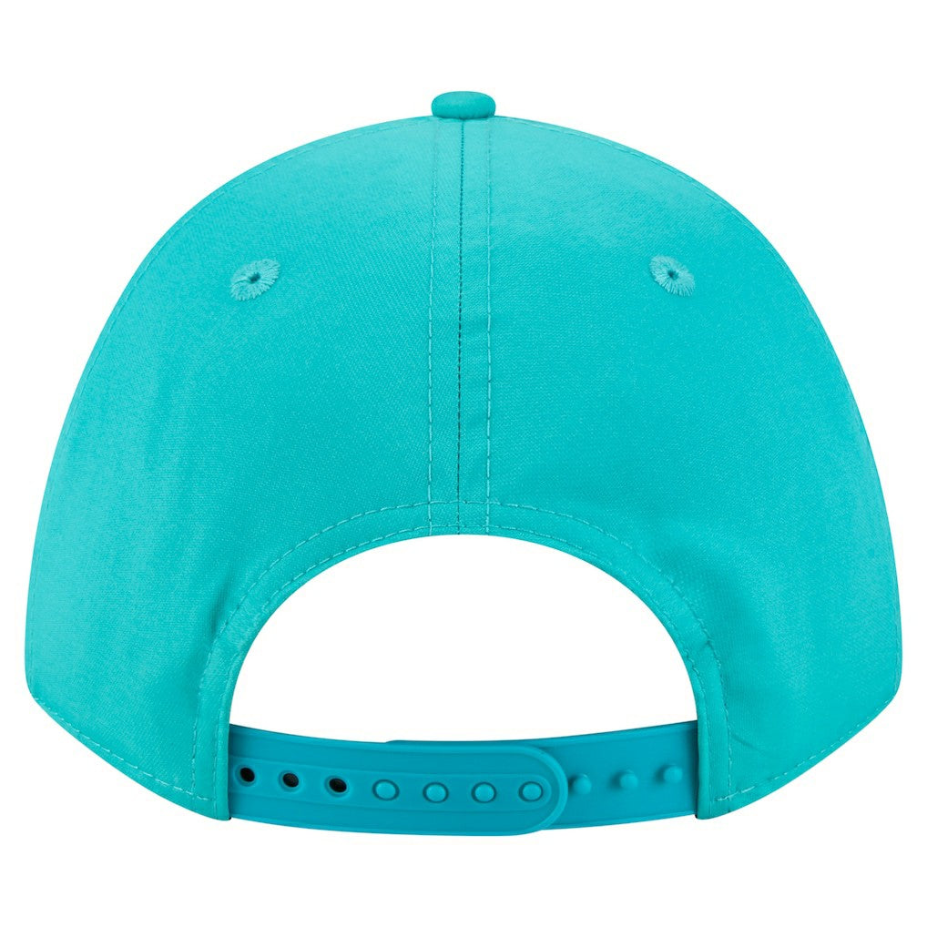 Miami Dolphins New Era Adventure Gradient 9FORTY M-Crown A-Frame Adjustable Hat White/Aqua - NFL