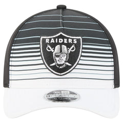 Las Vegas Raiders New Era Adventure Gradient 9FORTY M-Crown A-Frame Adjustable Hat White/Black - NFL