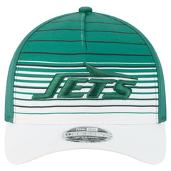 New York Jets New Era Adventure Gradient 9FORTY M-Crown A-Frame Adjustable Hat White/Green - NFL