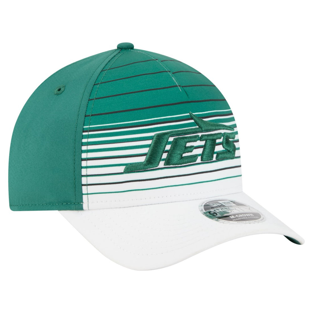 New York Jets New Era Adventure Gradient 9FORTY M-Crown A-Frame Adjustable Hat White/Green - NFL