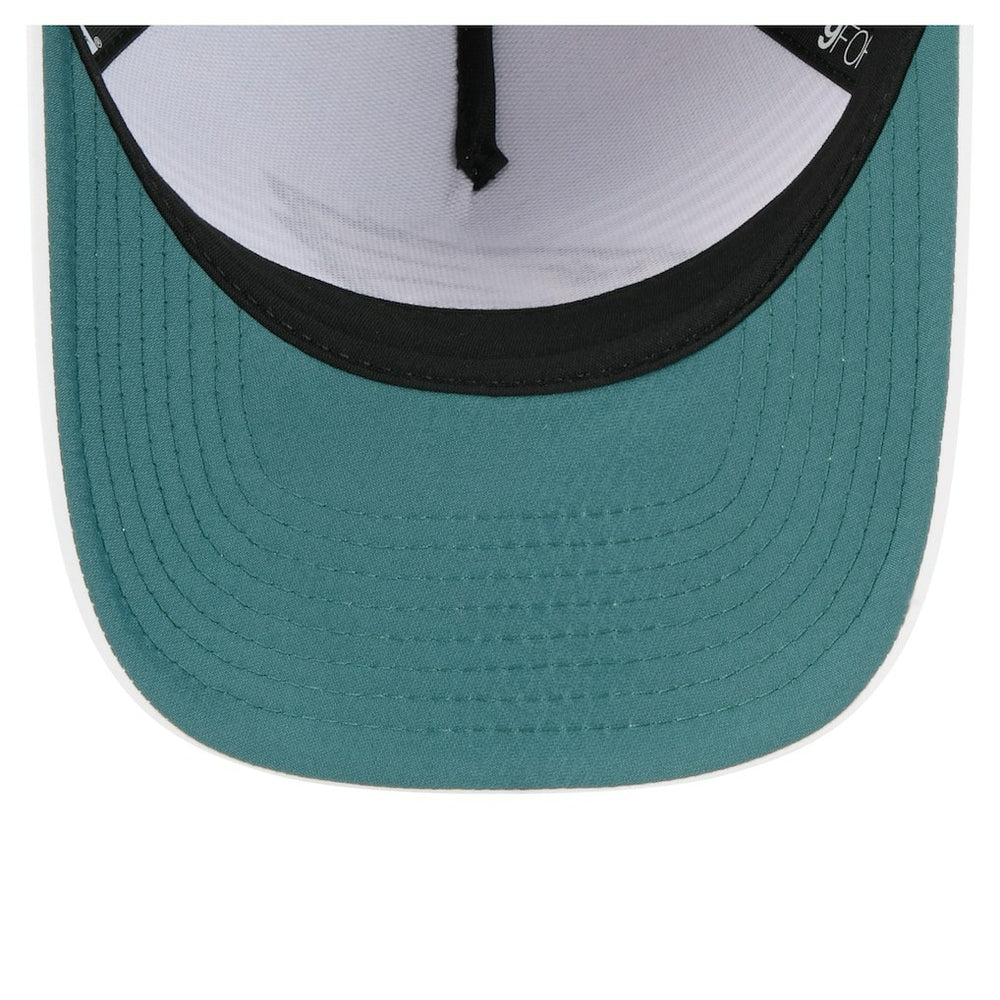 Philadelphia Eagles New Era Adventure Gradient 9FORTY M-Crown A-Frame Adjustable Hat White/Midnight Green - NFL