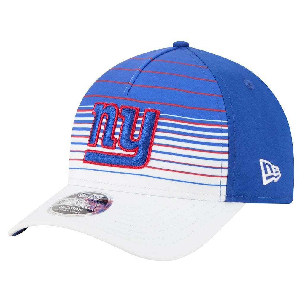 New York Giants New Era Adventure Gradient 9FORTY M-Crown A-Frame Adjustable Hat White/Royal - NFL