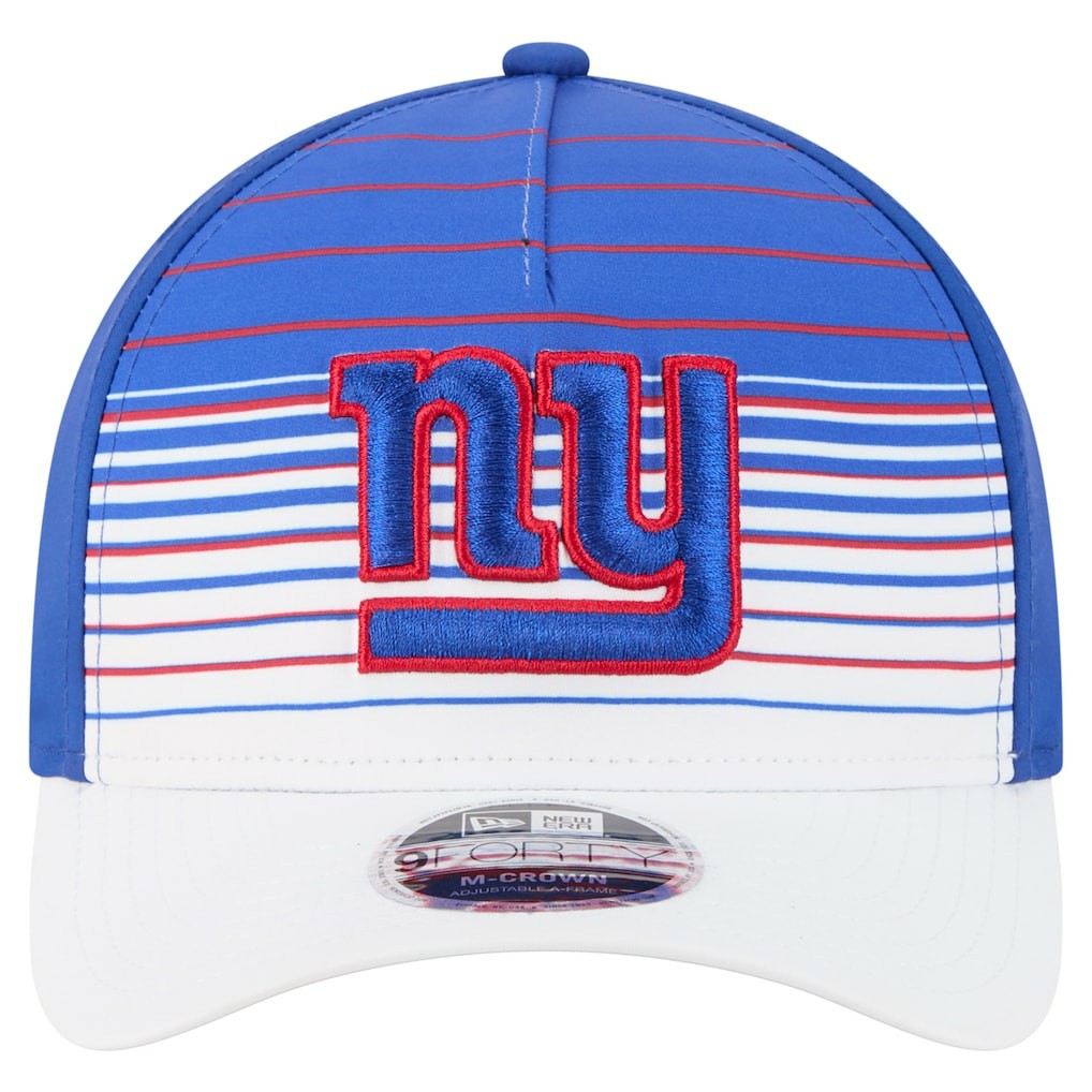 New York Giants New Era Adventure Gradient 9FORTY M-Crown A-Frame Adjustable Hat White/Royal - NFL