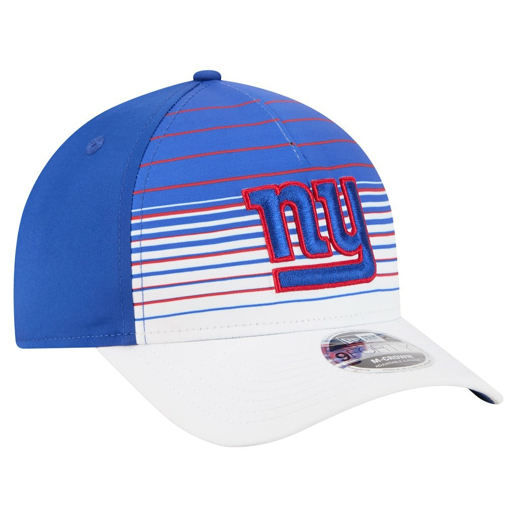 New York Giants New Era Adventure Gradient 9FORTY M-Crown A-Frame Adjustable Hat White/Royal - NFL