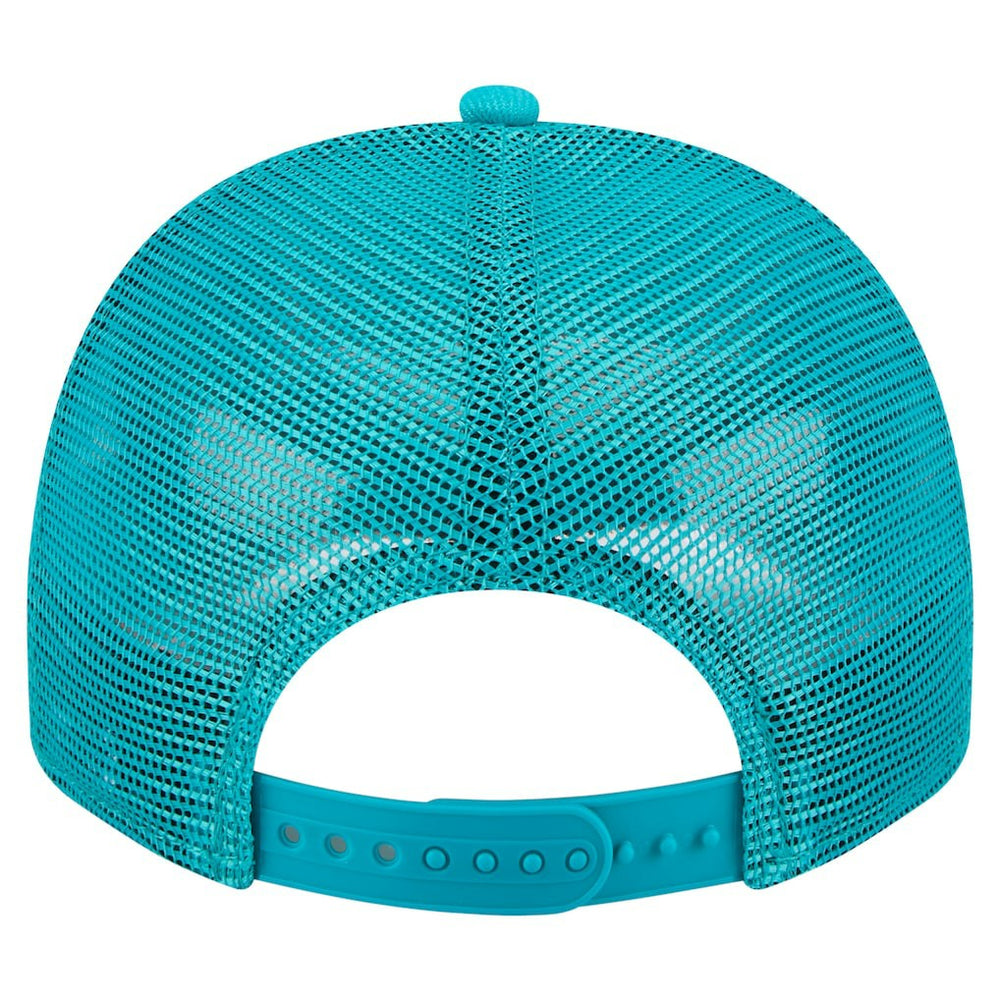 Miami Dolphins New Era Vintage Team Rope A-Frame Trucker 9FIFTY Snapback Hat Aqua - NFL