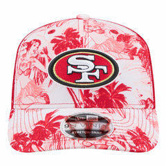 San Francisco 49ers New Era Hula 9SEVENTY Adjustable Trucker Hat Scarlet - NFL
