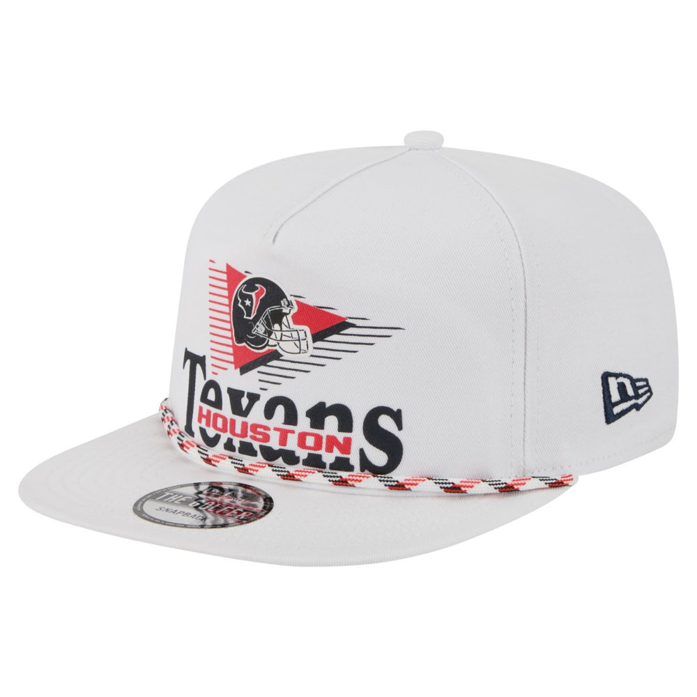 Houston Texans New Era Collide Golfer Snapback Hat White - NFL