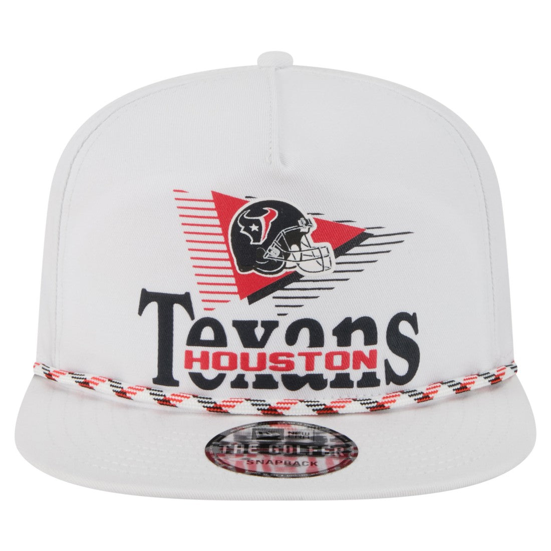 Houston Texans New Era Collide Golfer Snapback Hat White - NFL
