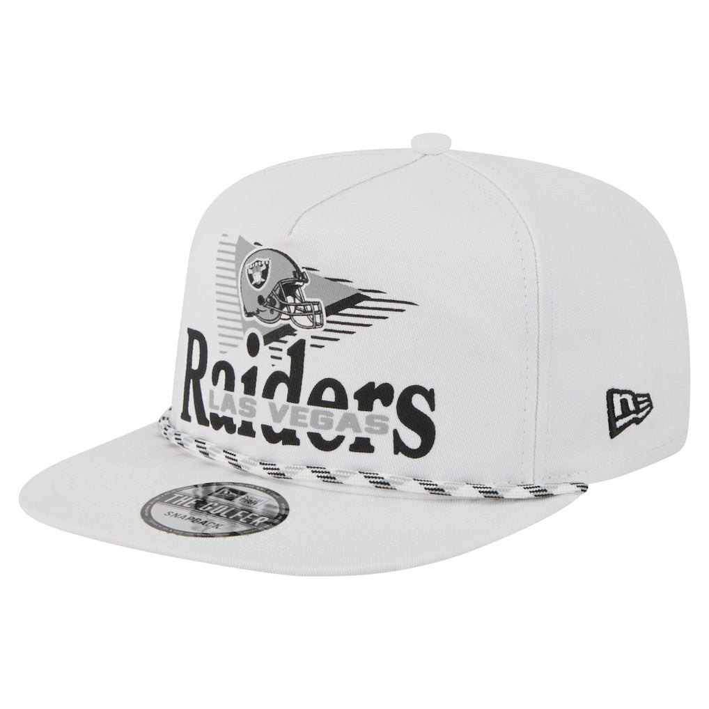 Las Vegas Raiders New Era Collide Golfer Snapback Hat White - NFL