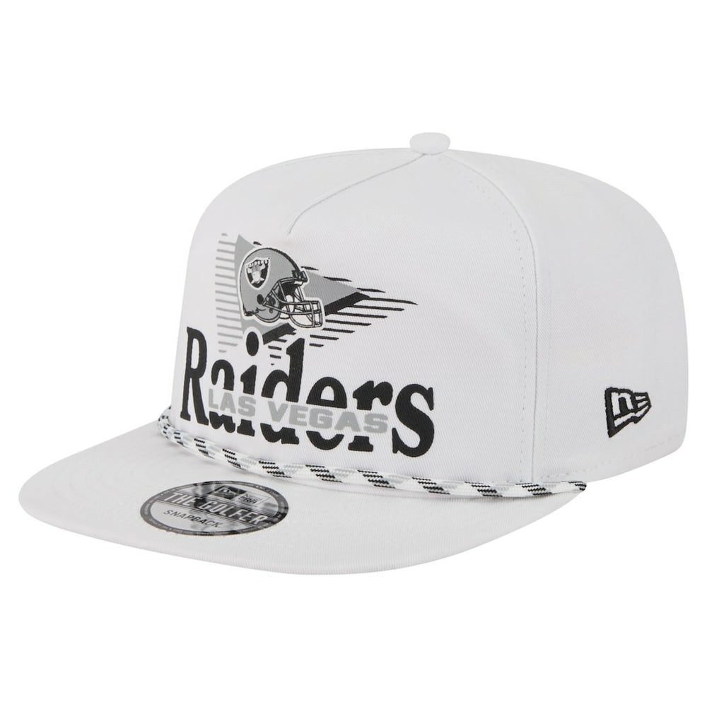 Las Vegas Raiders New Era Collide Golfer Snapback Hat White - NFL