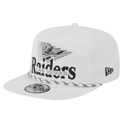 Las Vegas Raiders New Era Collide Golfer Snapback Hat White - NFL