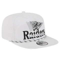 Las Vegas Raiders New Era Collide Golfer Snapback Hat White - NFL
