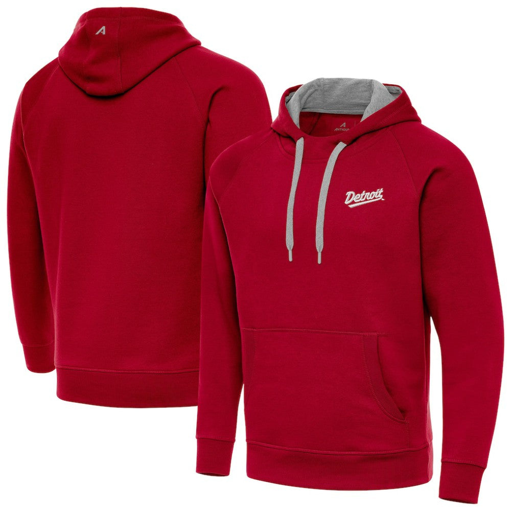 Detroit Red Wings - Antigua 2025 NHL Stadium Series Victory Pullover Hoodie Red