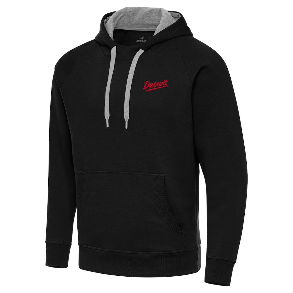 Detroit Red Wings - Antigua 2025 NHL Stadium Series Victory Pullover Hoodie Black
