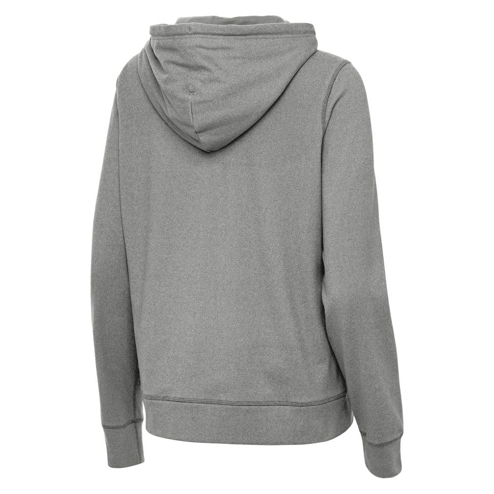 Detroit Red Wings - Antigua Women's 2025 NHL Stadium Series Justice Pullover Hoodie Heather Black