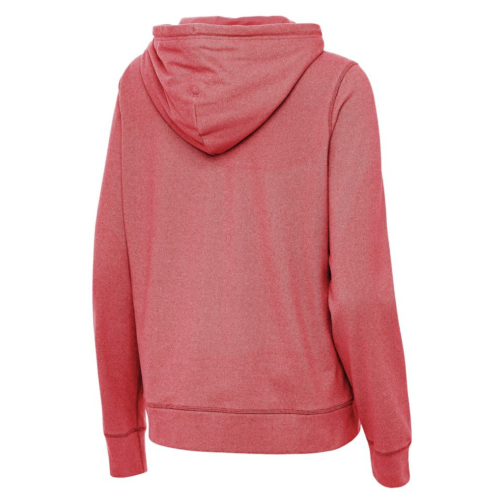 Detroit Red Wings - Antigua Women's 2025 NHL Stadium Series Justice Pullover Hoodie Heather Red