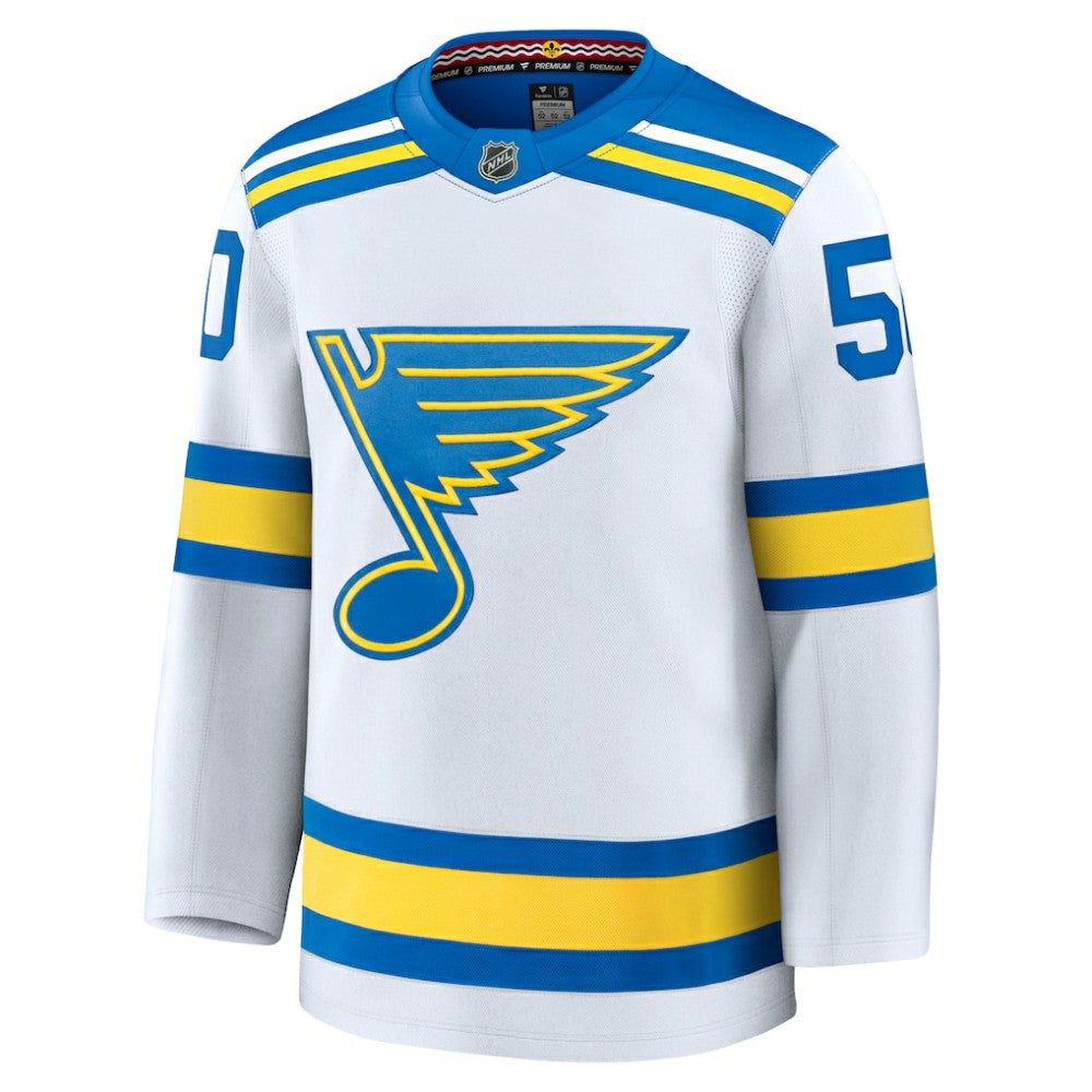 Jordan Binnington St. Louis Blues - Fanatics Away Premium Player Jersey White