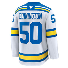 Jordan Binnington St. Louis Blues - Fanatics Away Premium Player Jersey White