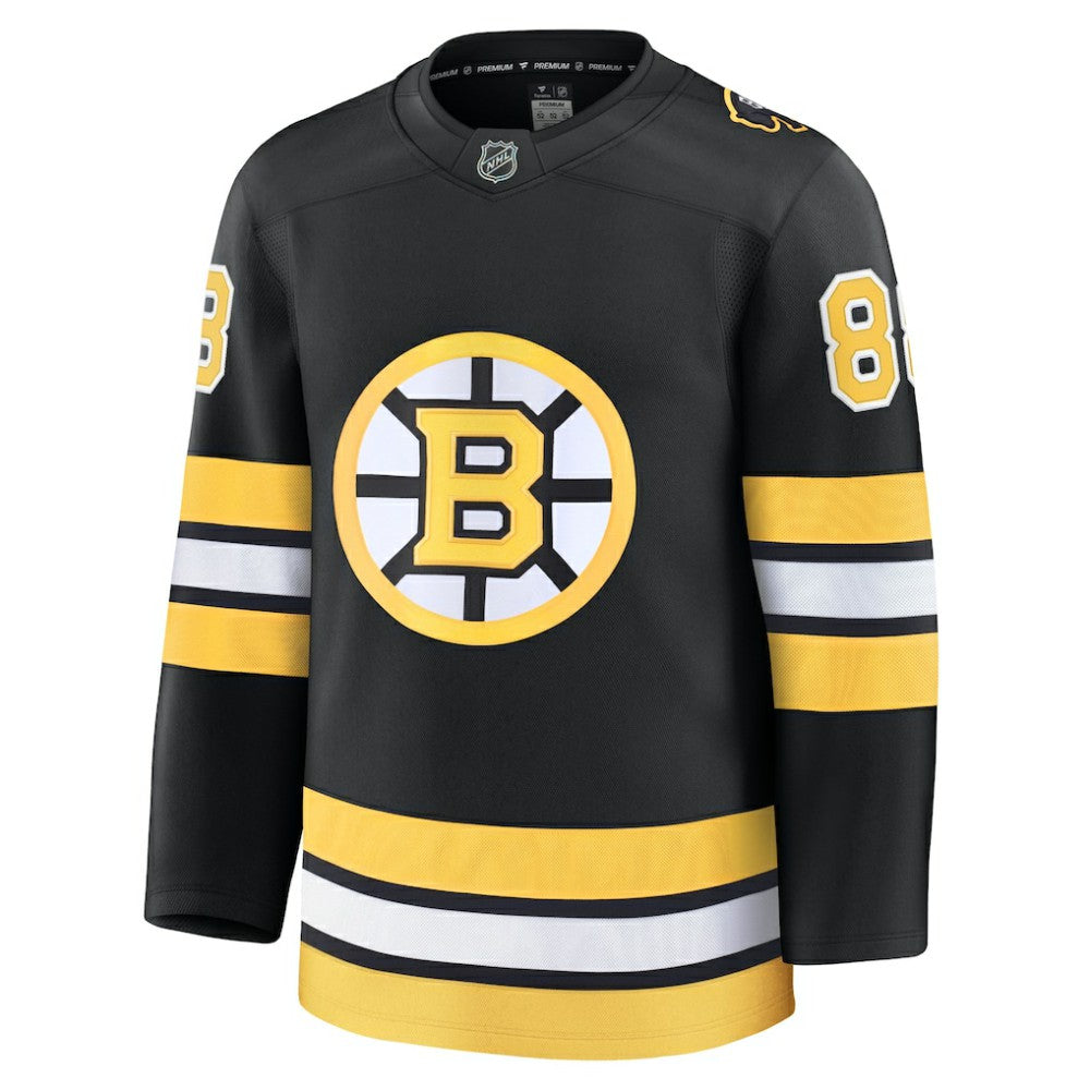David Pastrnak Boston Bruins Fanatics Home Premium Player Jersey Black