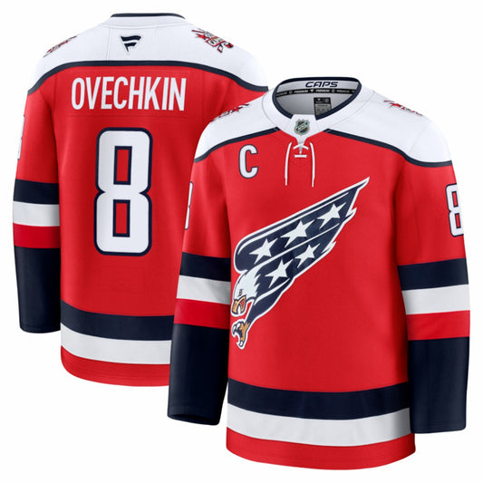 Alexander Ovechkin Washington Capitals Fanatics Alternate Premium Player Jersey - Red | NHL Jerseys