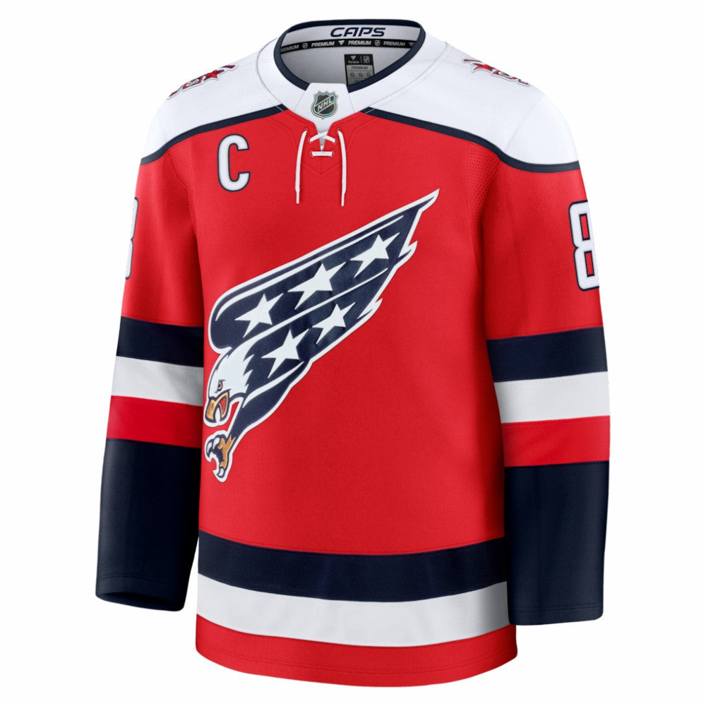 Alexander Ovechkin Washington Capitals Fanatics Alternate Premium Player Jersey - Red | NHL Jerseys