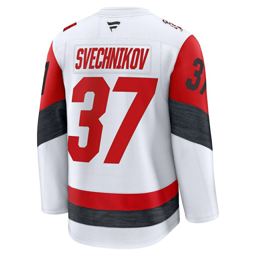 Andrei Svechnikov Carolina Hurricanes Fanatics Away Premium Jersey - White | NHL Jerseys