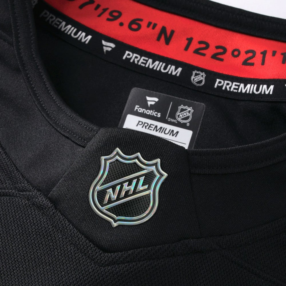 Philipp Grubauer Seattle Kraken Fanatics Alternate Premium Player Jersey - Black | NHL Jerseys