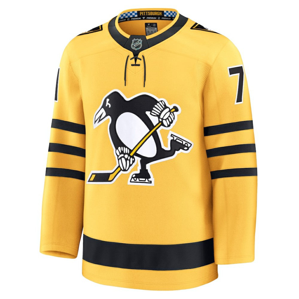 Evgeni Malkin Pittsburgh Penguins Fanatics Alternate Premium Player Jersey - Gold | NHL Jerseys