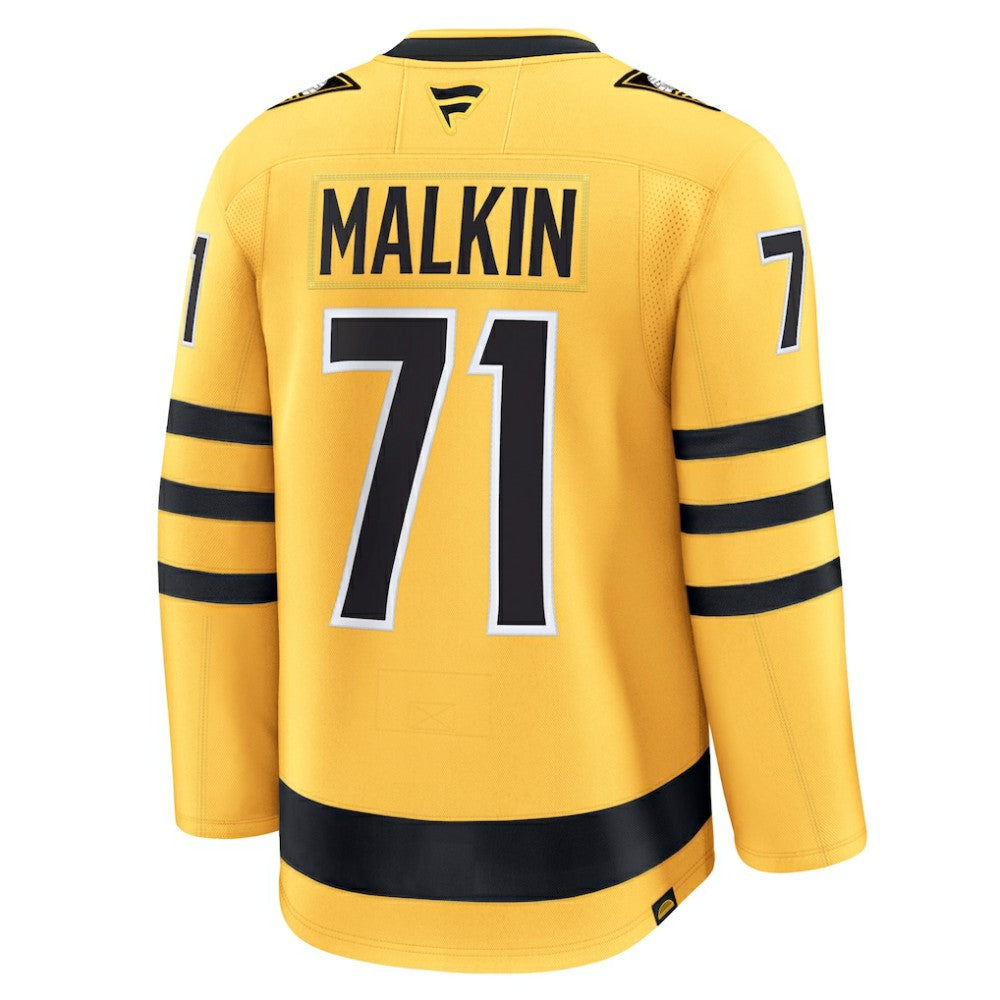 Evgeni Malkin Pittsburgh Penguins Fanatics Alternate Premium Player Jersey - Gold | NHL Jerseys