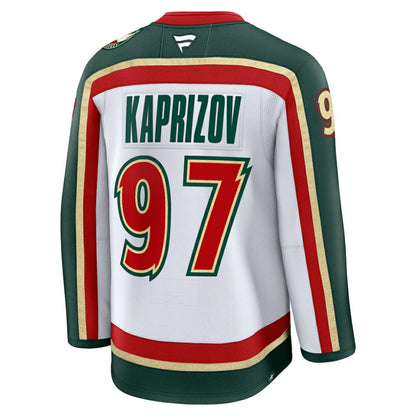 Kirill Kaprizov Minnesota Wild Fanatics 25th Anniversary Premium Player Jersey - White | NHL Jerseys