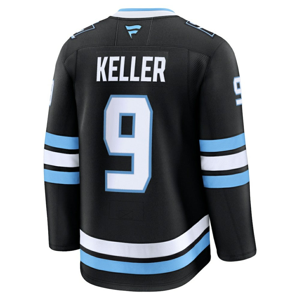 Clayton Keller Utah Mammoth Fanatics Home Premium Player Jersey - Black | NHL Jerseys