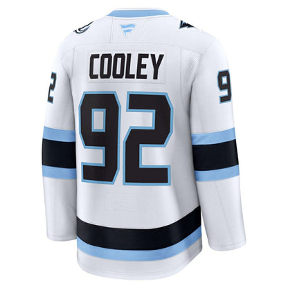 Logan Cooley Utah Mammoth Fanatics Away Premium Player Jersey - White | NHL Jerseys