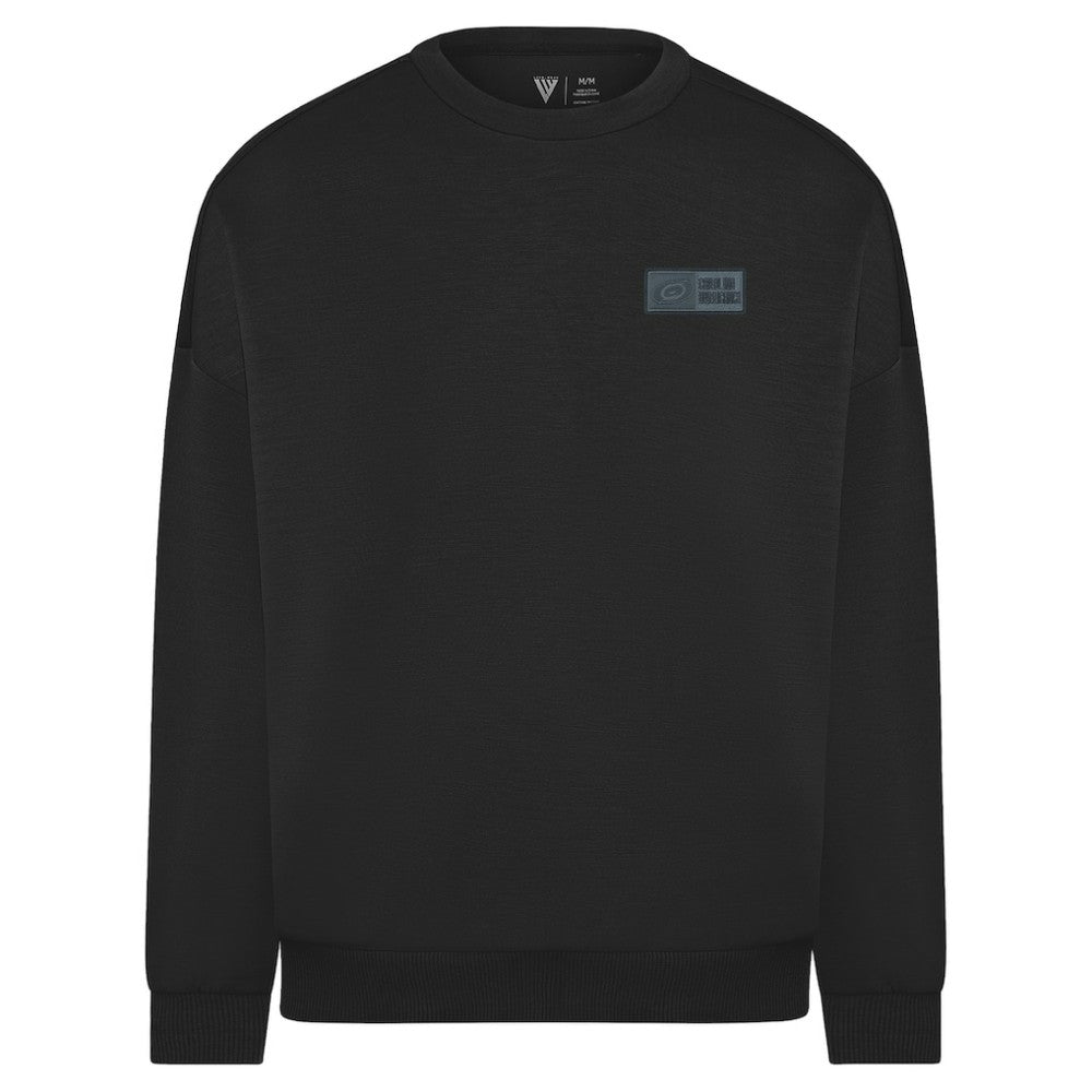 Carolina Hurricanes - Levelwear Luxe Signature Lineage Tri-Blend Pullover Sweatshirt Black