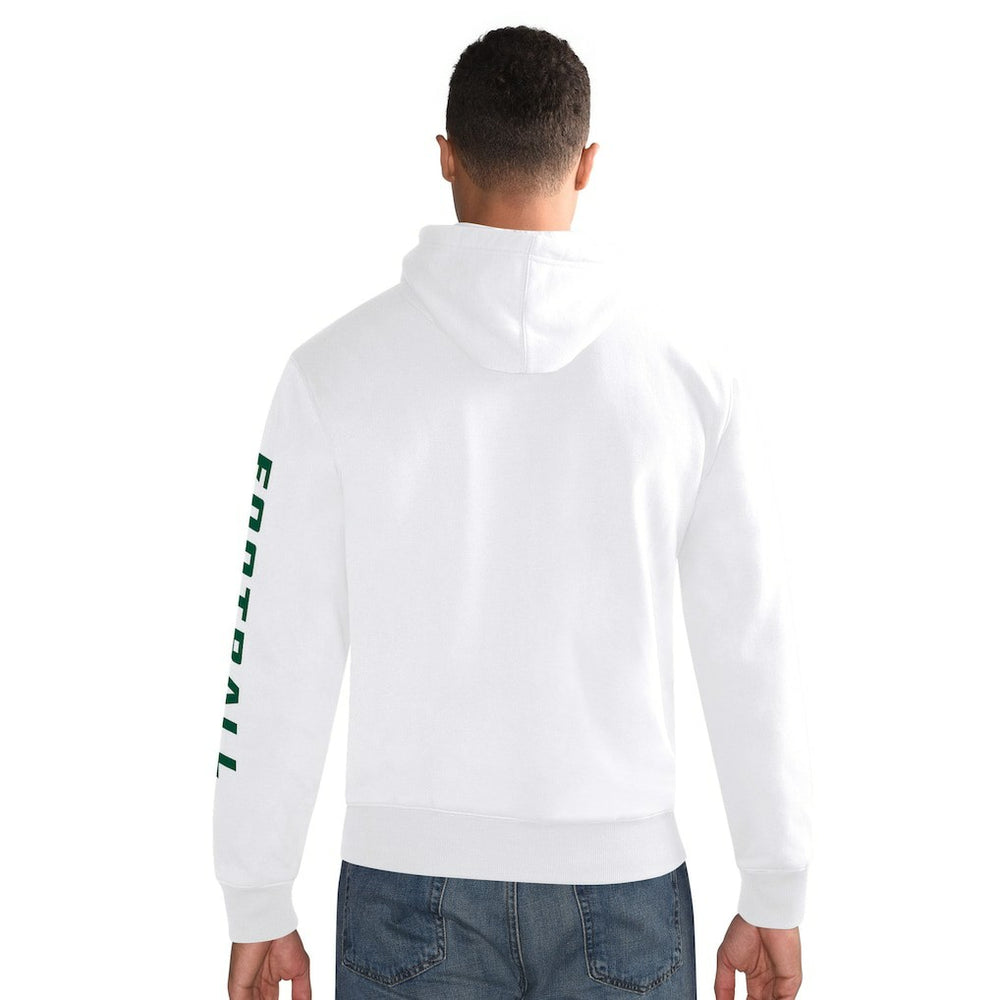 New York Jets Starter Vintage Pullover Hoodie White - NFL