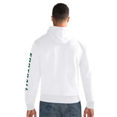 New York Jets Starter Vintage Pullover Hoodie White - NFL
