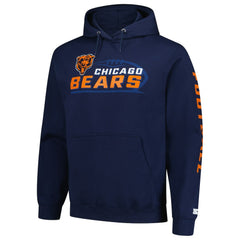 Chicago Bears Starter Vintage Pullover Hoodie Navy - NFL