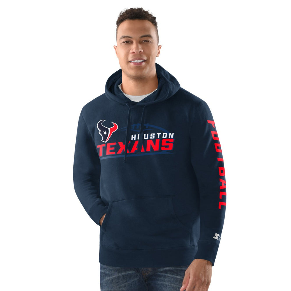 Houston Texans Starter Vintage Pullover Hoodie Navy - NFL