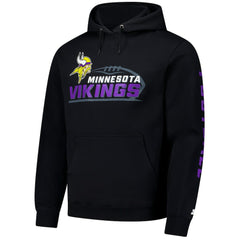 Minnesota Vikings Starter Vintage Pullover Hoodie Black - NFL