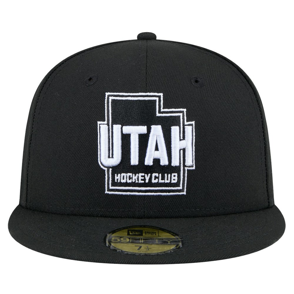 Utah Mammoth - New Era State Shape 1st Season 59FIFTY Fitted Hat Black