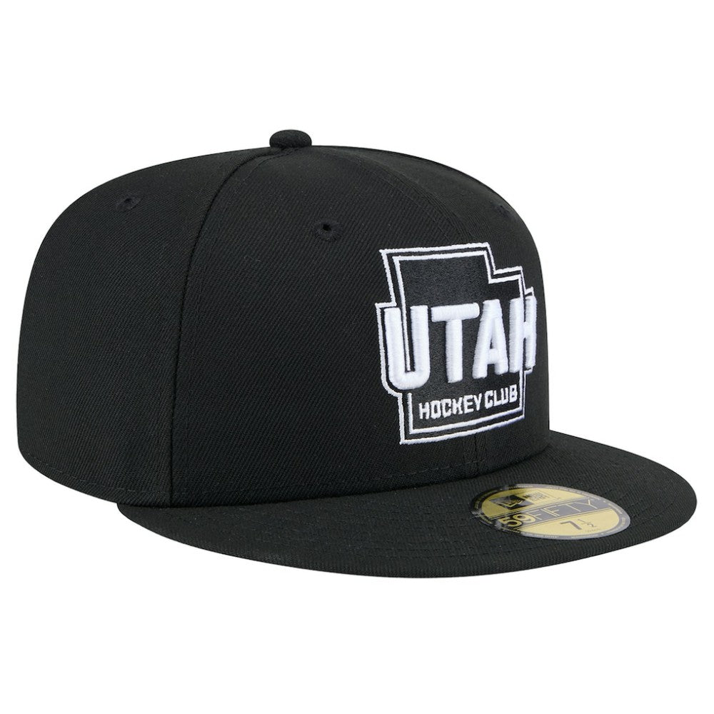 Utah Mammoth - New Era State Shape 1st Season 59FIFTY Fitted Hat Black