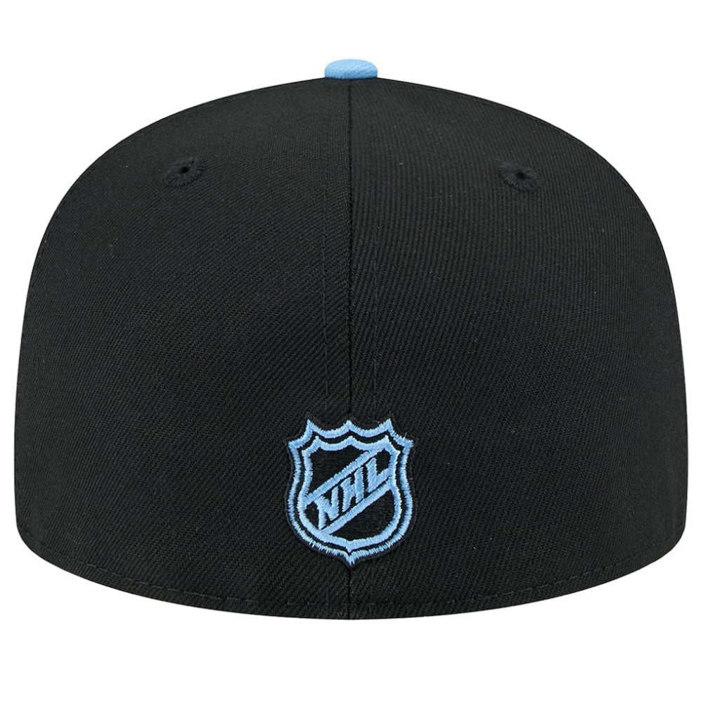 Utah Mammoth - New Era Lockup 1st Season 59FIFTY Fitted Hat Black/Light Blue