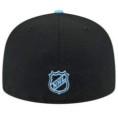 Utah Mammoth - New Era Lockup 1st Season 59FIFTY Fitted Hat Black/Light Blue