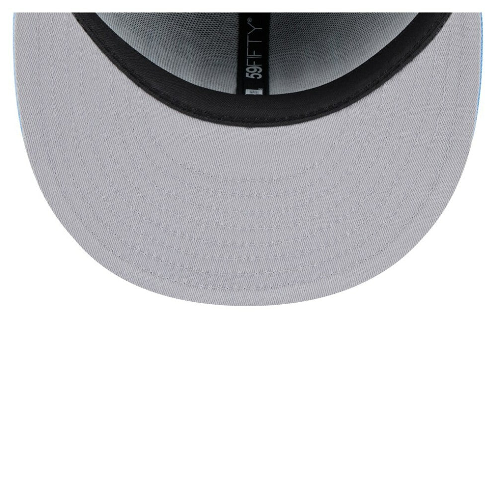 Utah Mammoth - New Era Lockup 1st Season 59FIFTY Fitted Hat Black/Light Blue