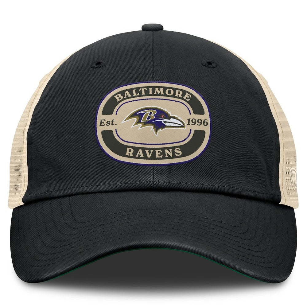 Baltimore Ravens Top of the World Team Patch Adjustable Hat Black - NFL