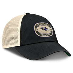 Baltimore Ravens Top of the World Team Patch Adjustable Hat Black - NFL