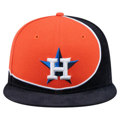 Houston Astros New Era Retro Split Corduroy Snapback Hat for sale