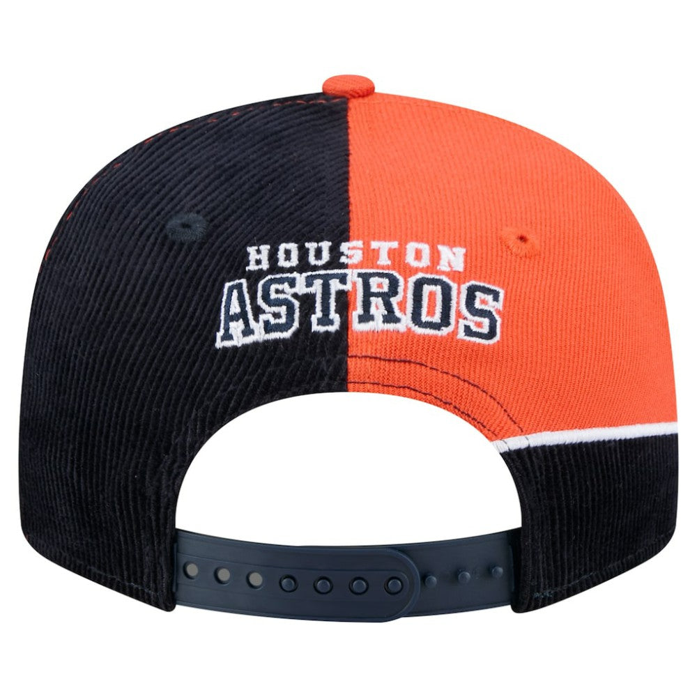 Houston Astros New Era Retro Split Corduroy Snapback Hat for sale