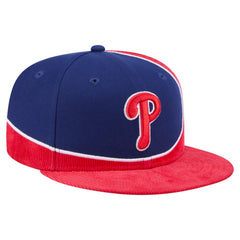 Philadelphia Phillies New Era Retro Split Corduroy Snapback Hat for sale
