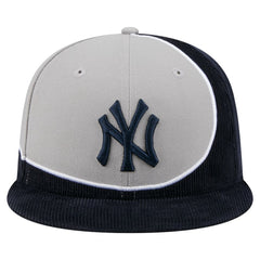 New York Yankees New Era Retro Split Corduroy Snapback Hat Lifestyle
